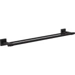 Franklin Brass Maxted 24 in. Double Towel Bar, Matte Black Modern Wall Mounted Bathroom Hardware thumbnail 1