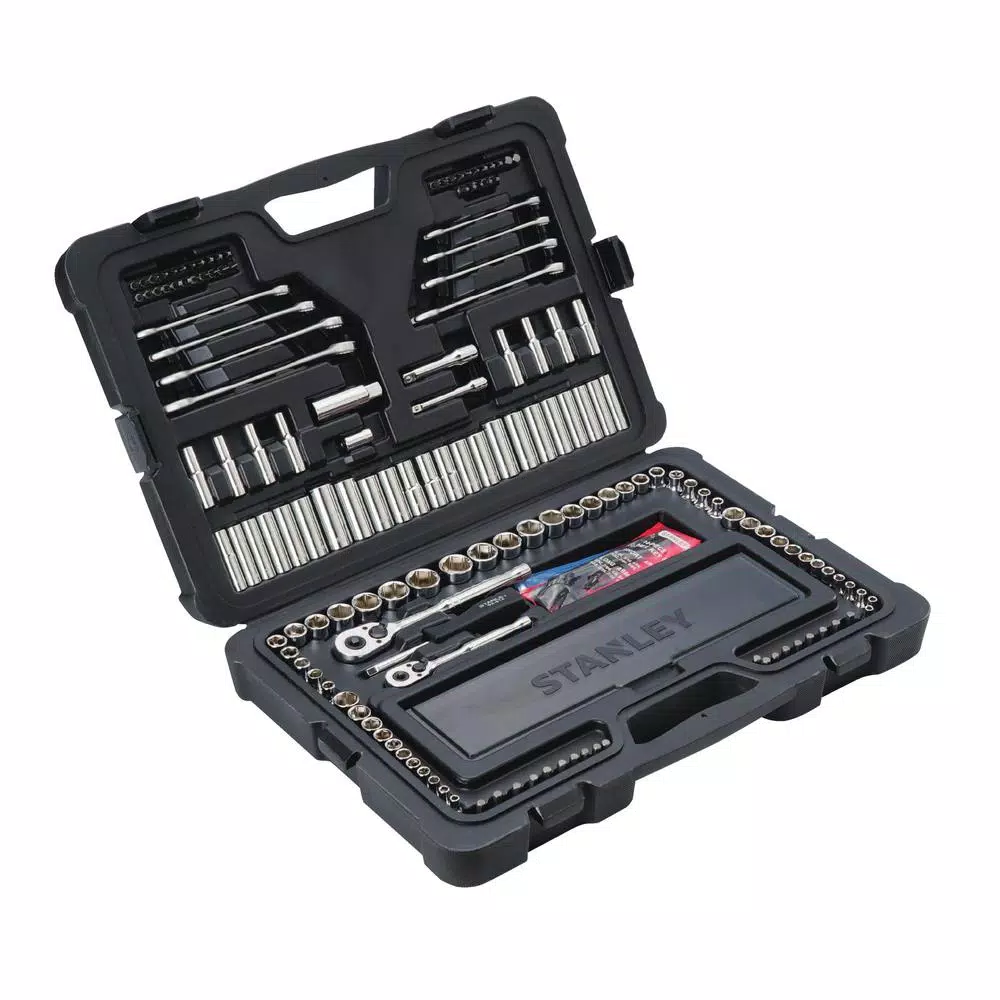 STANLEY 181-Piece Mechanics Tool Set with Chrome Finish