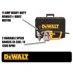 DEWALT DWD460K 1/2 in. 11 Amp Variable Speed Right Angle Stud and Joist Drill Kit thumbnail 3
