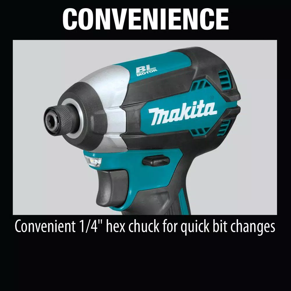 Makita 18V LXT Brushless Cordless 2-Piece Combo Kit with 3.0Ah Batteries, Drill/Driver and Impact Driver