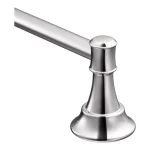 MOEN Ashville 24 in. Chrome Single Towel Bar thumbnail 1