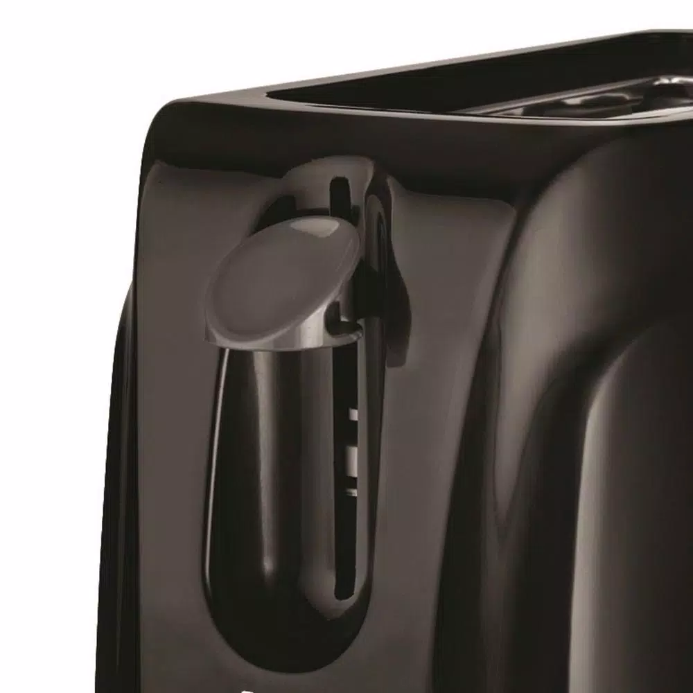 Brentwood 2-Slice Black Toaster with Cool-Touch Exterior and Wide Slots