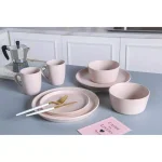 STONE LAIN 32-Piece Pink Stoneware Dinnerware Set, Service for 8 thumbnail 6