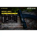 NITECORE MT22C Multitask Series Tactical LED Flashlight, 1000 Lumens, USB Rechargeable thumbnail 7