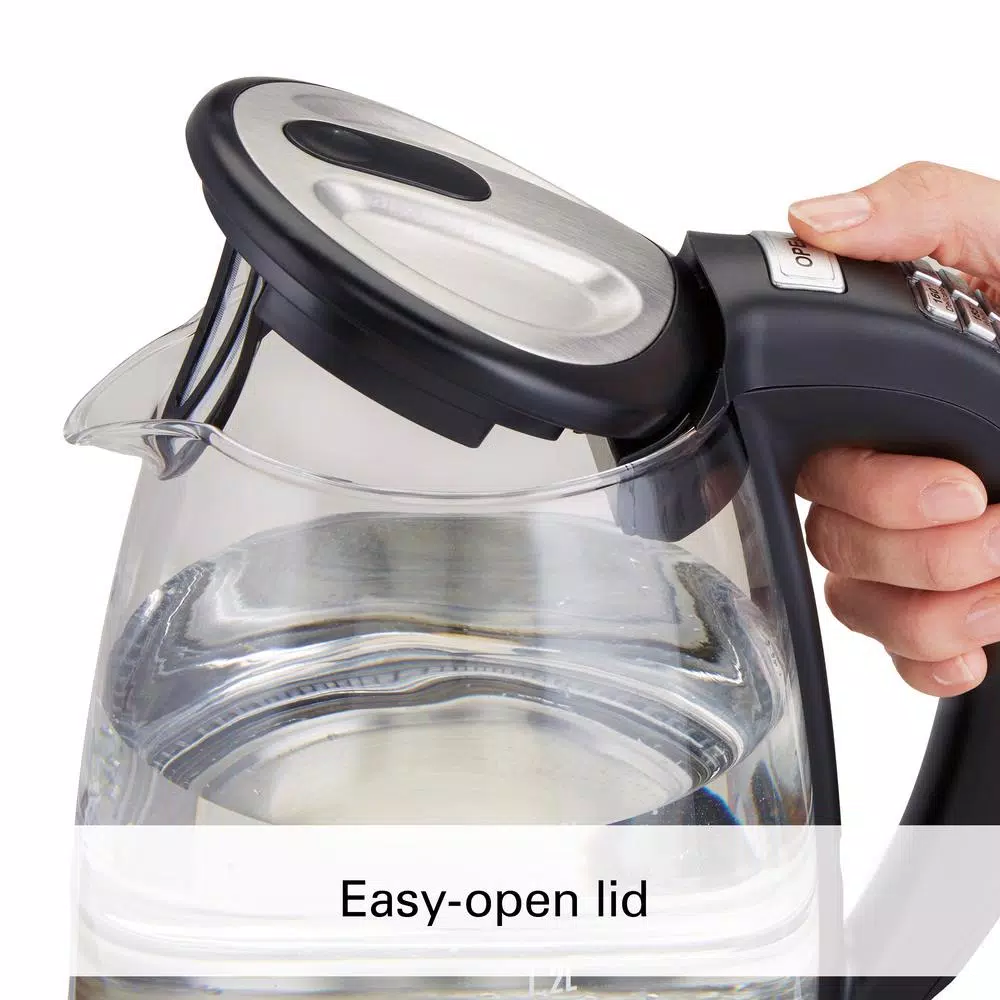Hamilton Beach 1.7L Stainless Steel Variable Temperature Electric Kettle, 6 Settings