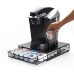 Mind Reader Bam 36-Capacity Metal Mesh Coffee Pod Storage Drawer - Black thumbnail 7