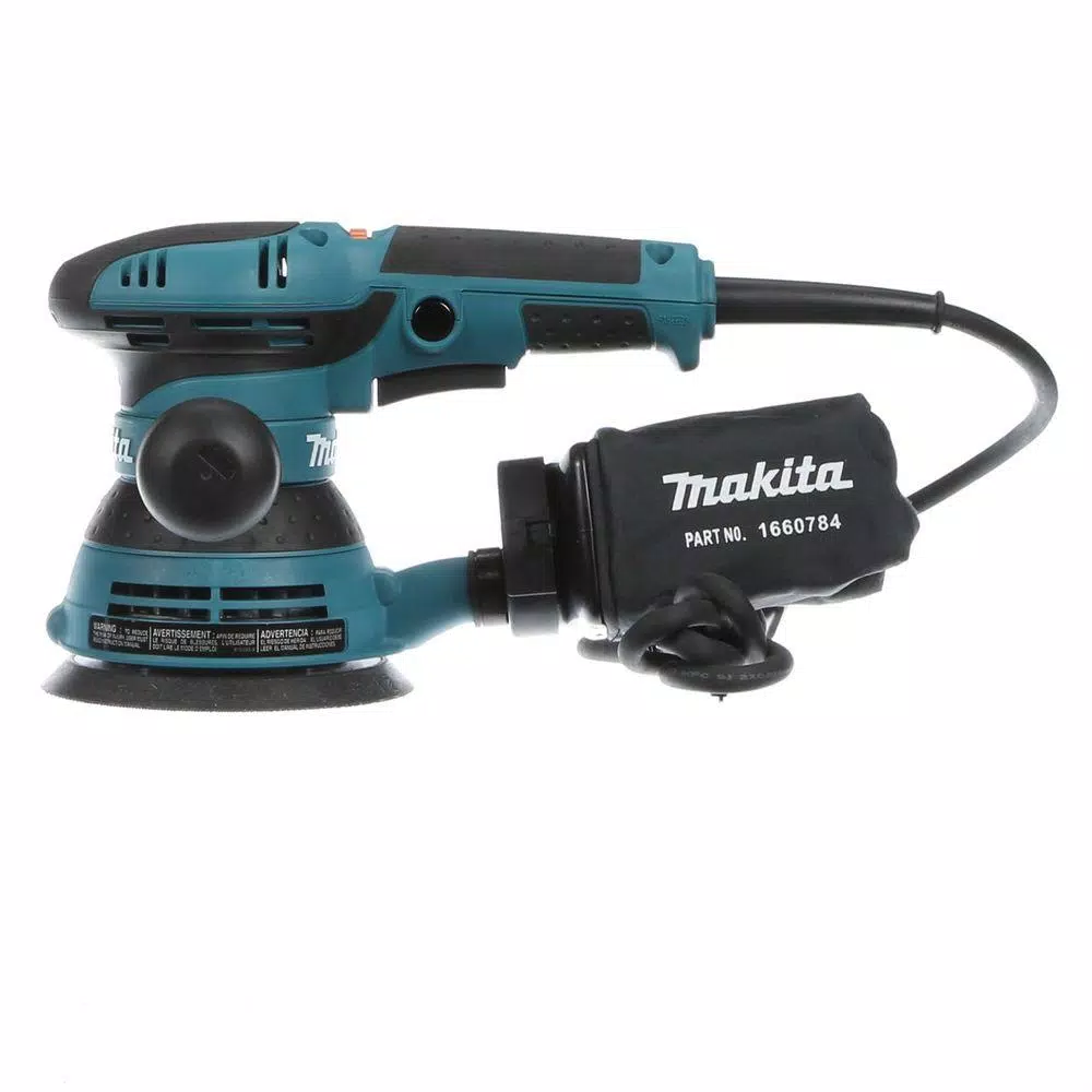 Makita 5 in. Variable Speed Random Orbital Sander with Tool Case, 3 Amp