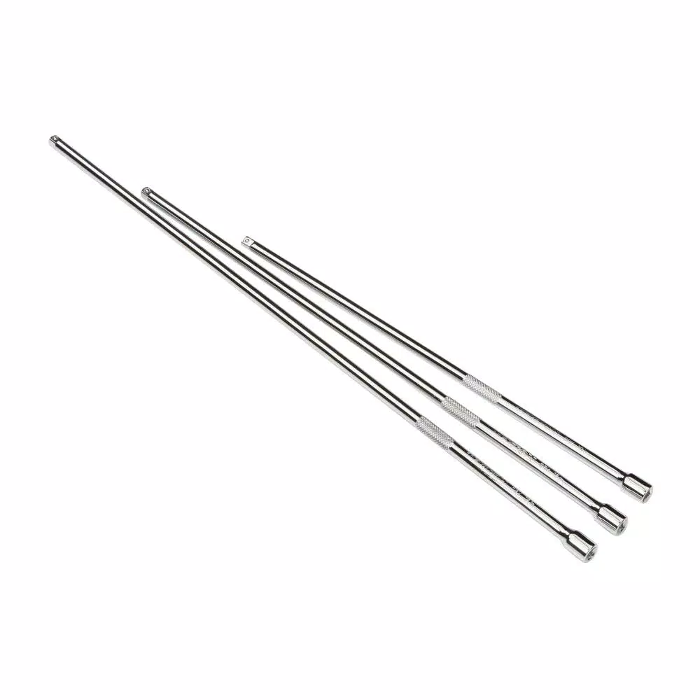 TEKTON 1/4 in. Drive Long Extension Bar Set, 3-Piece (12, 15, 18 in.)