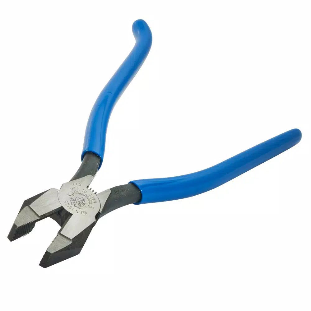 Klein Tools 9 in. Ironworker's Pliers for Heavy Duty Wire Twisting and Cutting