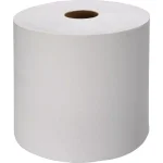 Genuine Joe Hardwound Roll Paper Towels, 1-Ply, White, 6 Rolls thumbnail 1