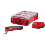 Milwaukee M12 12V Lithium-Ion Cordless Oscillating Multi-Tool Kit with 1.5Ah Battery, Charger & Packout Case thumbnail 1