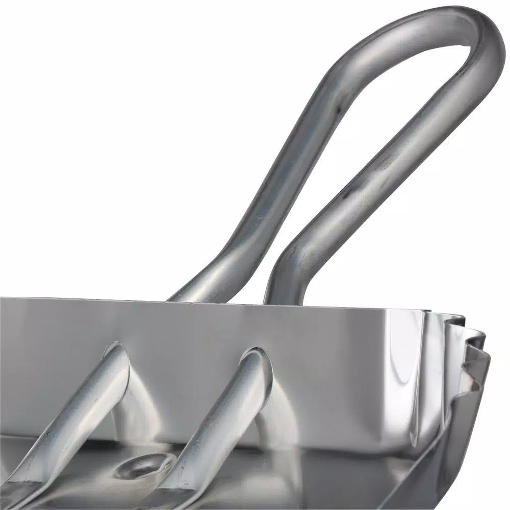 Quickie Professional 17 in. Aluminum Dust Pan with Oversized Handle