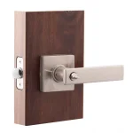 Copper Creek Craftsman Remi Satin Stainless Steel Keyed Entry Door Lever thumbnail 4