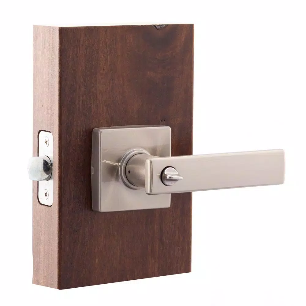 Copper Creek Craftsman Remi Satin Stainless Steel Keyed Entry Door Lever
