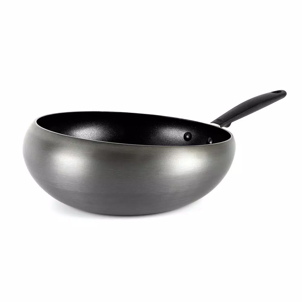 OXO Good Grips 12 in. Hard-Anodized Aluminum Nonstick Wok, Gray