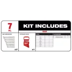 Milwaukee 130-Piece Ratchet and Socket Mechanics Tool Set with PACKOUT Modular Storage thumbnail 4