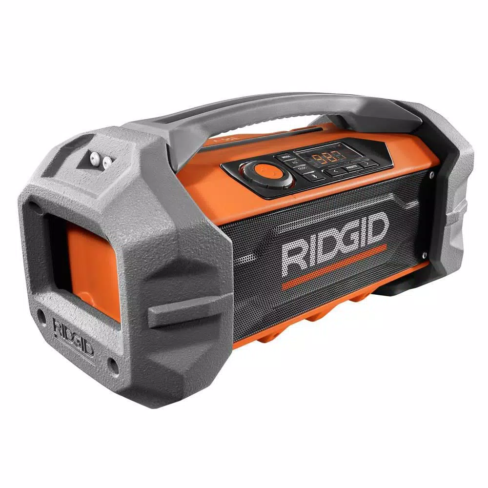 RIDGID 18V Hybrid Jobsite Radio Kit with 2.0 Ah Lithium-Ion Battery and Charger