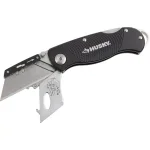 Husky 2-Piece Folding Lock-Back Utility Knife Set with 10 Blades thumbnail 3