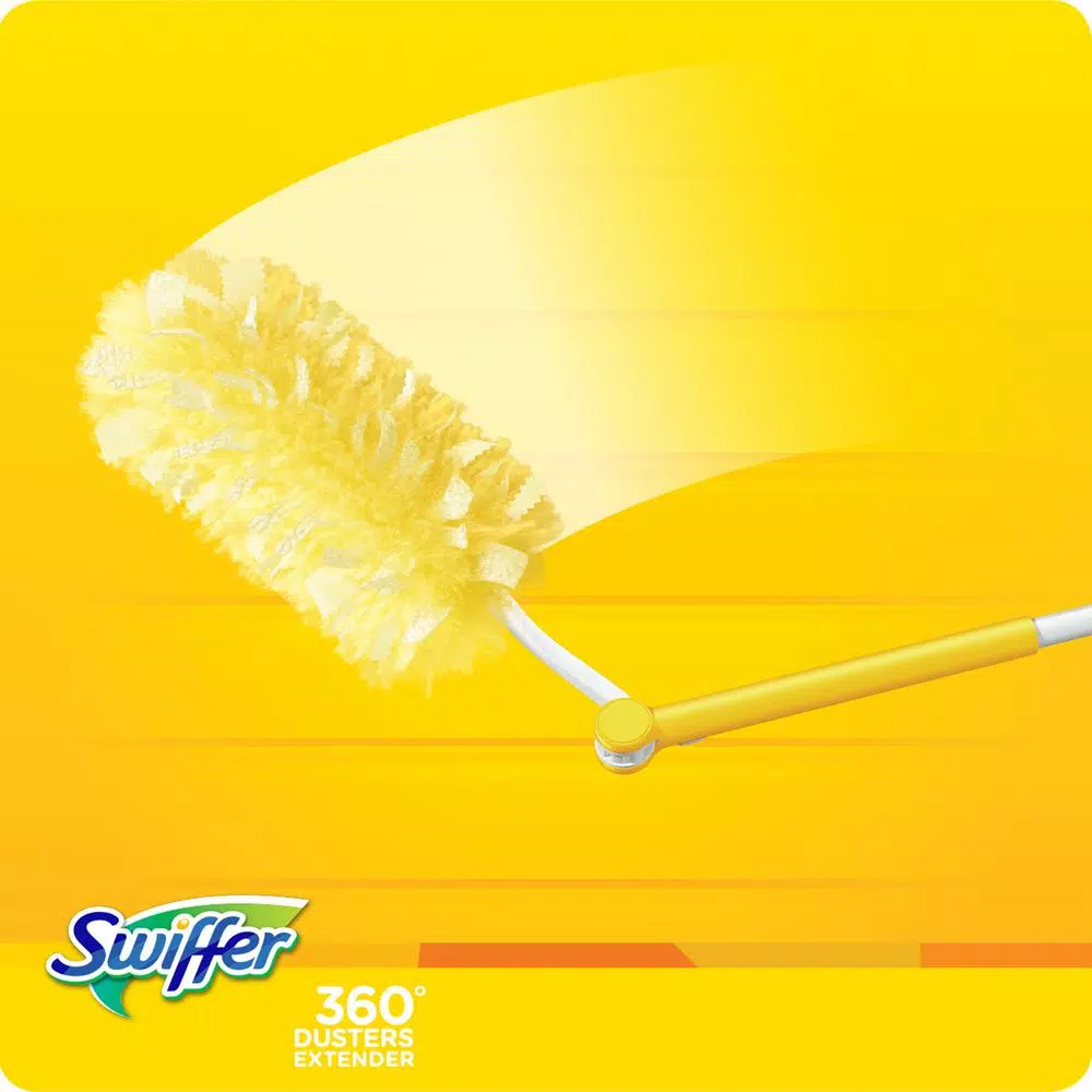 Swiffer Duster Starter Kit with Extendable Handle, 6 Handles and 18 Microfiber Duster Refills