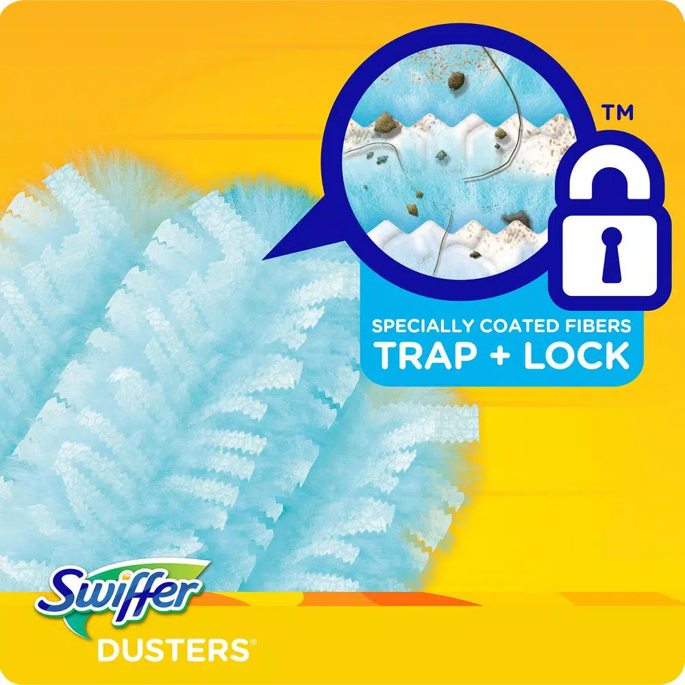 Swiffer Dusters Multi-Surface Unscented Refills, 180 Count (18-Count, 4-Pack)