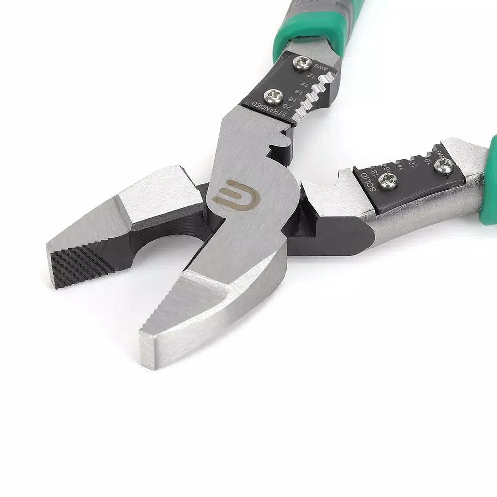 Commercial Electric 9 in. High-Leverage Multi-Purpose Linesman Pliers