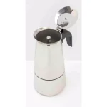 Home Basics 6-Cup Stainless Steel Stovetop Espresso Machine, Silver thumbnail 2