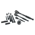 Husky 105-Piece Universal Mechanics Tool Set with 100-Position Ratchets and Knurl Grip Sockets thumbnail 5