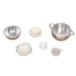 Creative Home 6-Piece Silicone Stretch Lid Cover Set - Airtight & Reusable Food Storage Lids thumbnail 2
