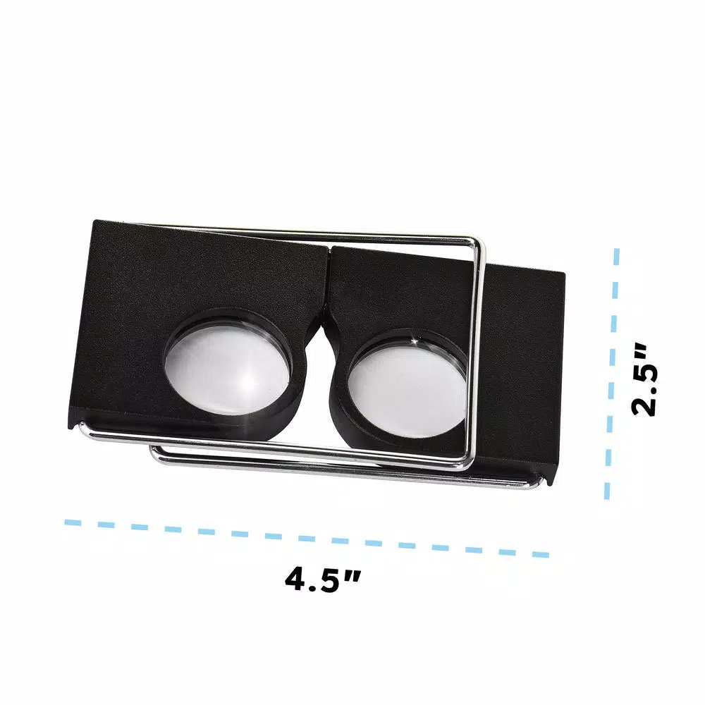 AdirPro Pocket Size 4x Magnification Photo Stereoscope with Adjustable Interpupillary Distance