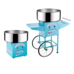 Great Northern Popcorn Flufftastic Commercial Cotton Candy Machine with Mobile Cart, 1000W, Light Blue thumbnail 4