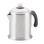 Farberware 8-Cup Brushed Stainless Steel Stovetop Coffee Percolator thumbnail 1