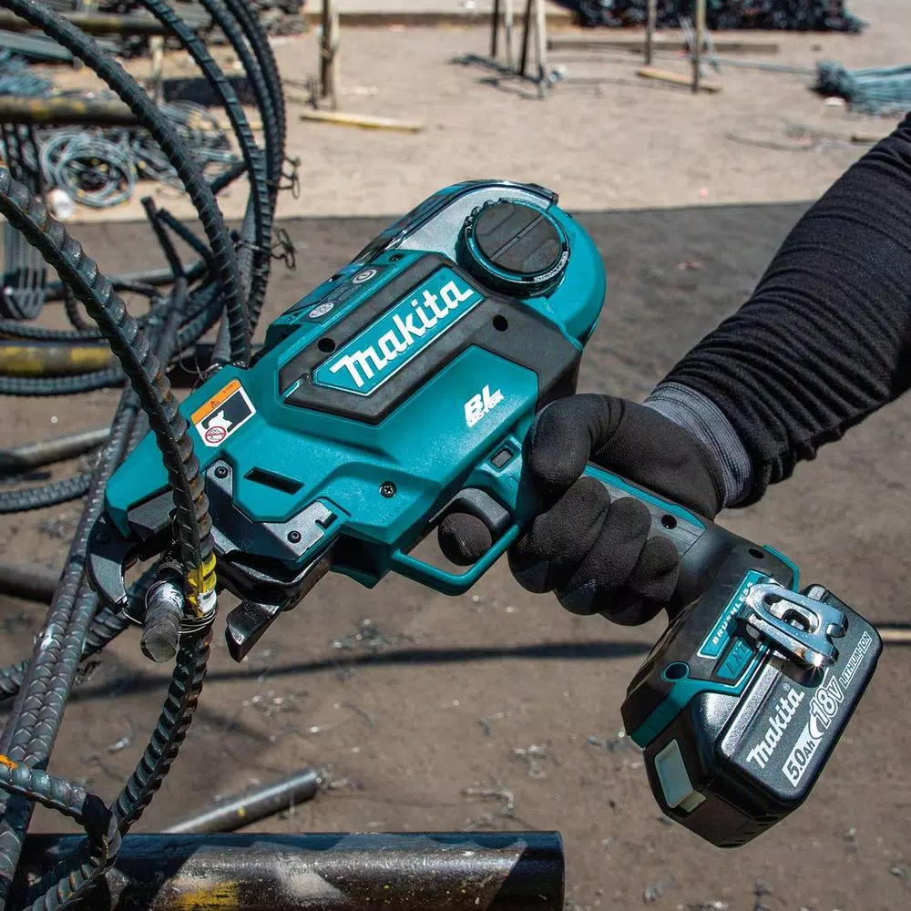 Makita 18V LXT Brushless Cordless Rebar Tying Tool Kit with 5.0 Ah Battery