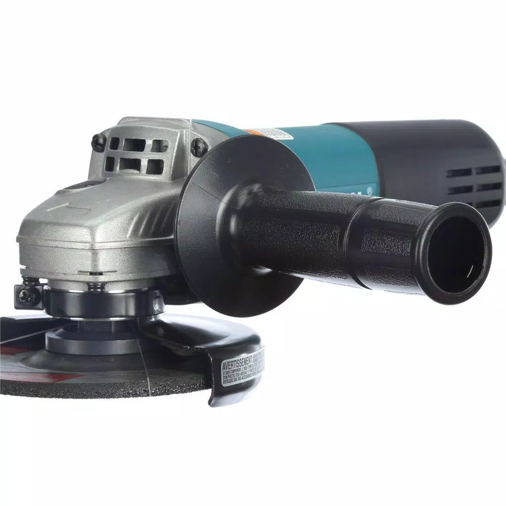 Makita 4-1/2 in. Corded Angle Grinder, 7.5 Amp, 11,000 RPM with Grinding Wheel