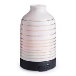 Airome Serenity 9.3 in. Ultrasonic Essential Oil Diffuser - Ivory Ceramic & Gold thumbnail 1