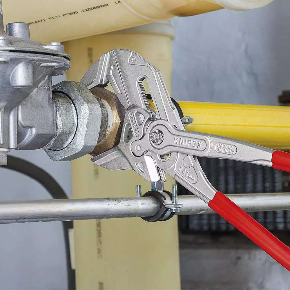 KNIPEX 16 in. Heavy Duty XL Pliers Wrench, Forged Steel, 3-3/8 in. Jaw Capacity
