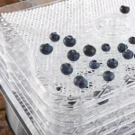 LEM 5-Tray Clear and Black Food Dehydrator with Digital Timer and Auto Shut-Off thumbnail 3