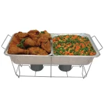 Unbranded Serve-Rite 8-Piece Aluminum Multi-Buffet Server Chafing Dish, 8 qt. Capacity thumbnail 2