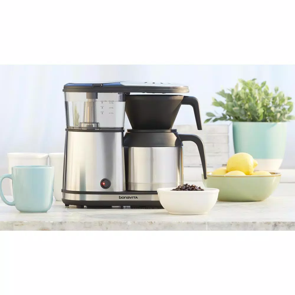 Bonavita 5-Cup Stainless Steel Drip Coffee Maker with Automatic Shut-Off