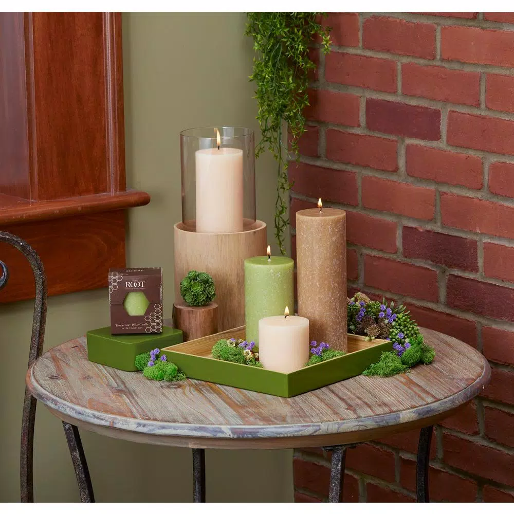 ROOT CANDLES A.I. Root Timberline Sky Pillar Candle, 3 in. x 9 in.