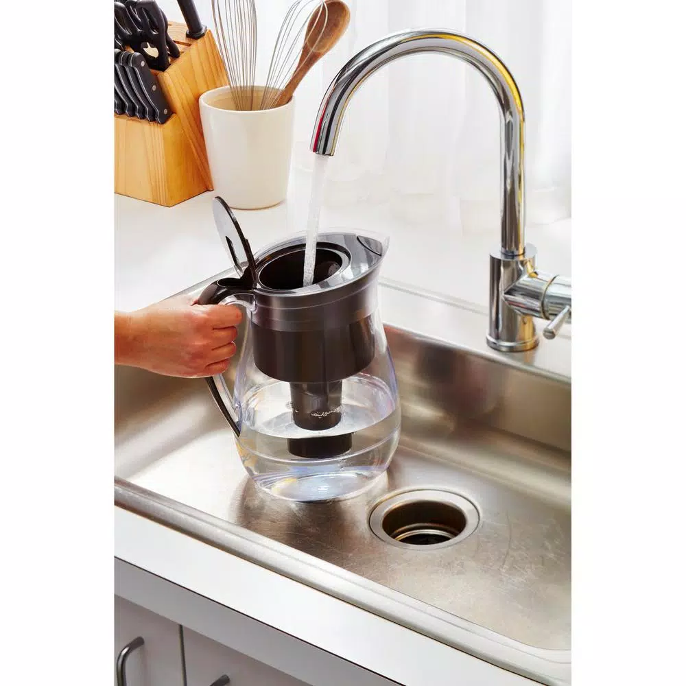 Brita Monterey 10-Cup Water Filter Pitcher with Longlast Filter, Black