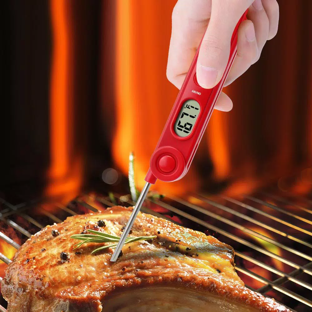 ThermoPro TP-03A Digital Instant Read Food Thermometer for Meat, BBQ, and Grilling