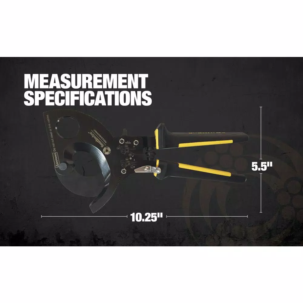 Southwire CCPR400 Heavy-Duty Compact Ratcheting Cable Cutters