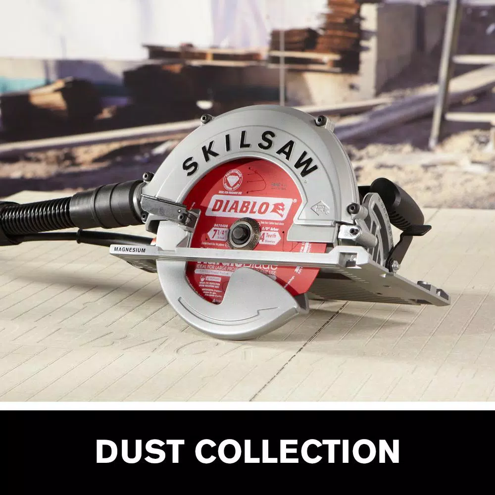 SKILSAW 7-1/4 in. 15 Amp Sidewinder Corded Circular Saw for Fiber Cement with Diablo Blade