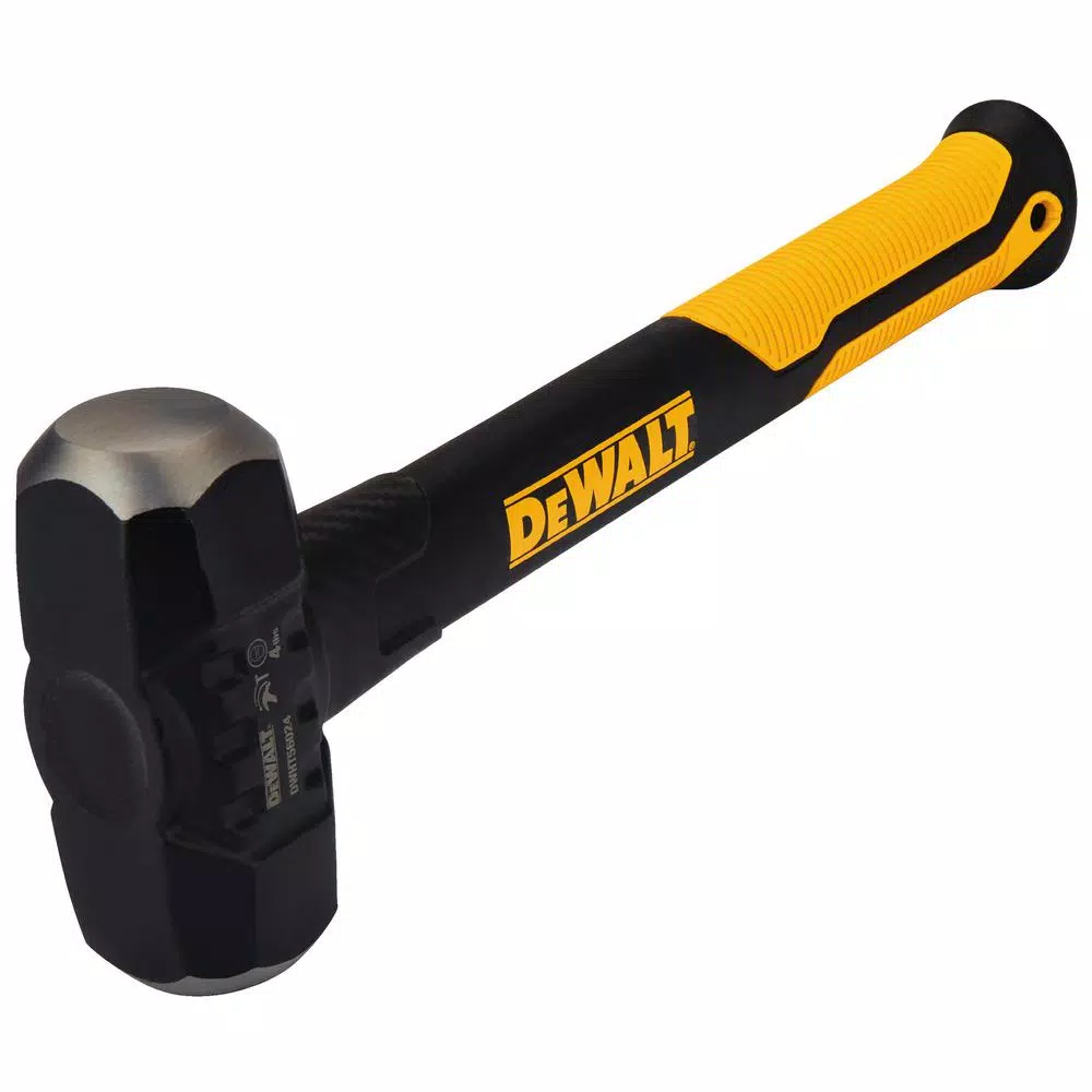 DEWALT 4 lb. Exo-Core Drilling Sledge Hammer with 12.2 in. Handle