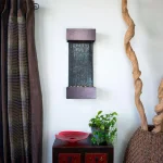 Water Wonders Small Nojoqui Falls Wall Fountain - Genuine Indian Rajah Slate with LED Lighting thumbnail 2