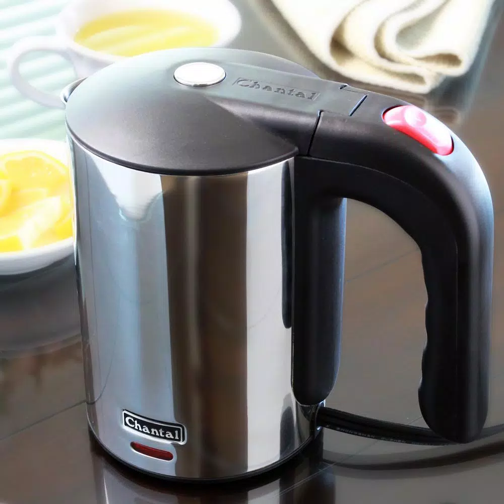 Chantal Colbie Ekettle 2.5-Cup Stainless Steel Electric Kettle, 1000W, Polished Stainless Steel