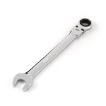 TEKTON 18 mm Flex-Head Ratcheting Combination Wrench, 6-Point Box End thumbnail 1