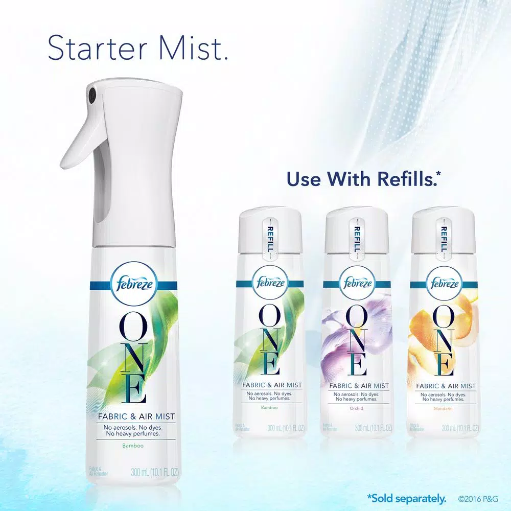 Febreze ONE Bamboo Scent Fabric and Air Freshener Mist, 10.1 oz