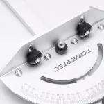POWERTEC Aluminum Deluxe Miter Gauge for Table Saw with 120 Angle Stops thumbnail 2