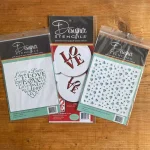 Designer Stencils Love and Scattered Hearts Cookie Stencil Bundle - 4 Pattern Set thumbnail 2